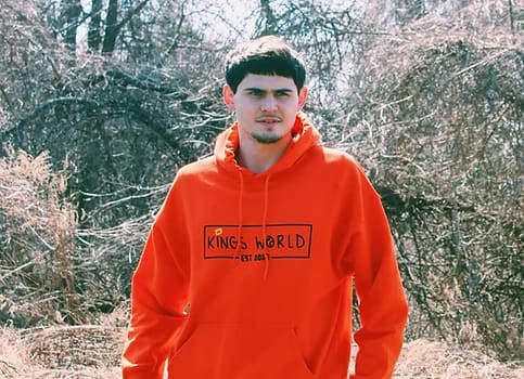 Orange Globe Hoodie